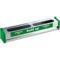 Unger Unger Hold Up Aluminum Tool Rack, Gray/Green, 18", 4 Hooks/18" Wide Rubber Grip - HU45 HU450